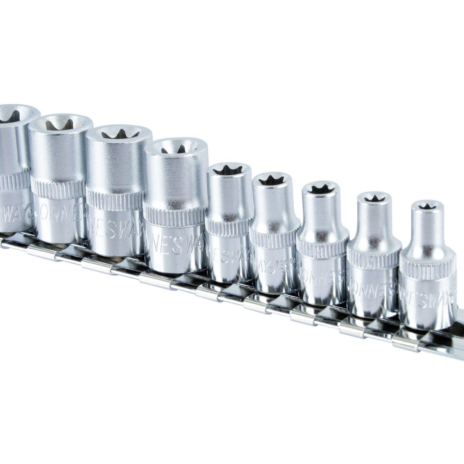 Set De Dados Torx 1/4' - 3/8' - 1/2' 14 Pcs Jonnesway-4