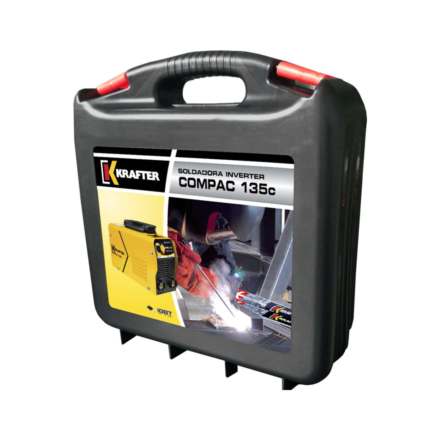 Soldadora Inverter Krafter Compac 135C-2