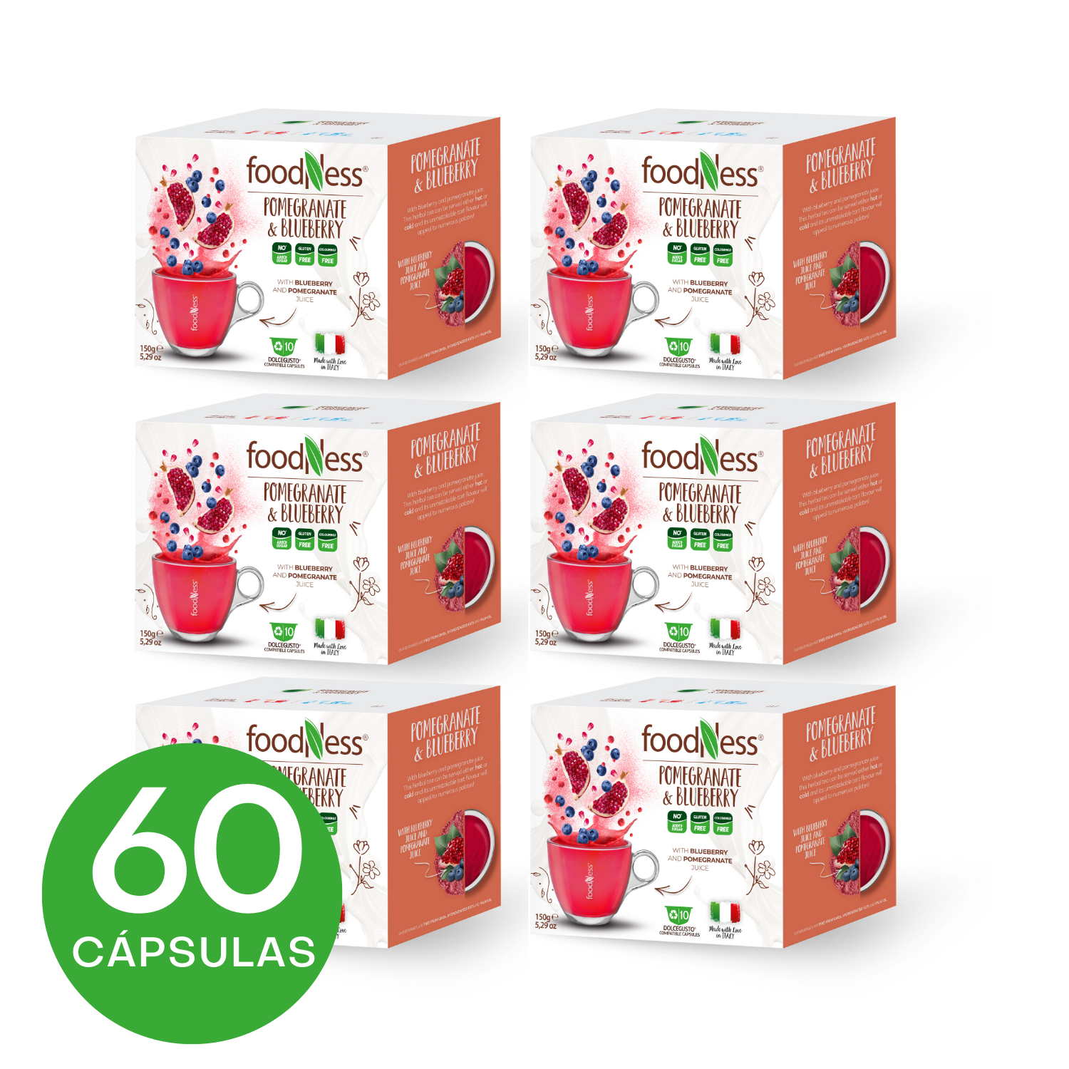 Granada y Arándano - 60 cápsulas Dolce Gusto compatibles-1