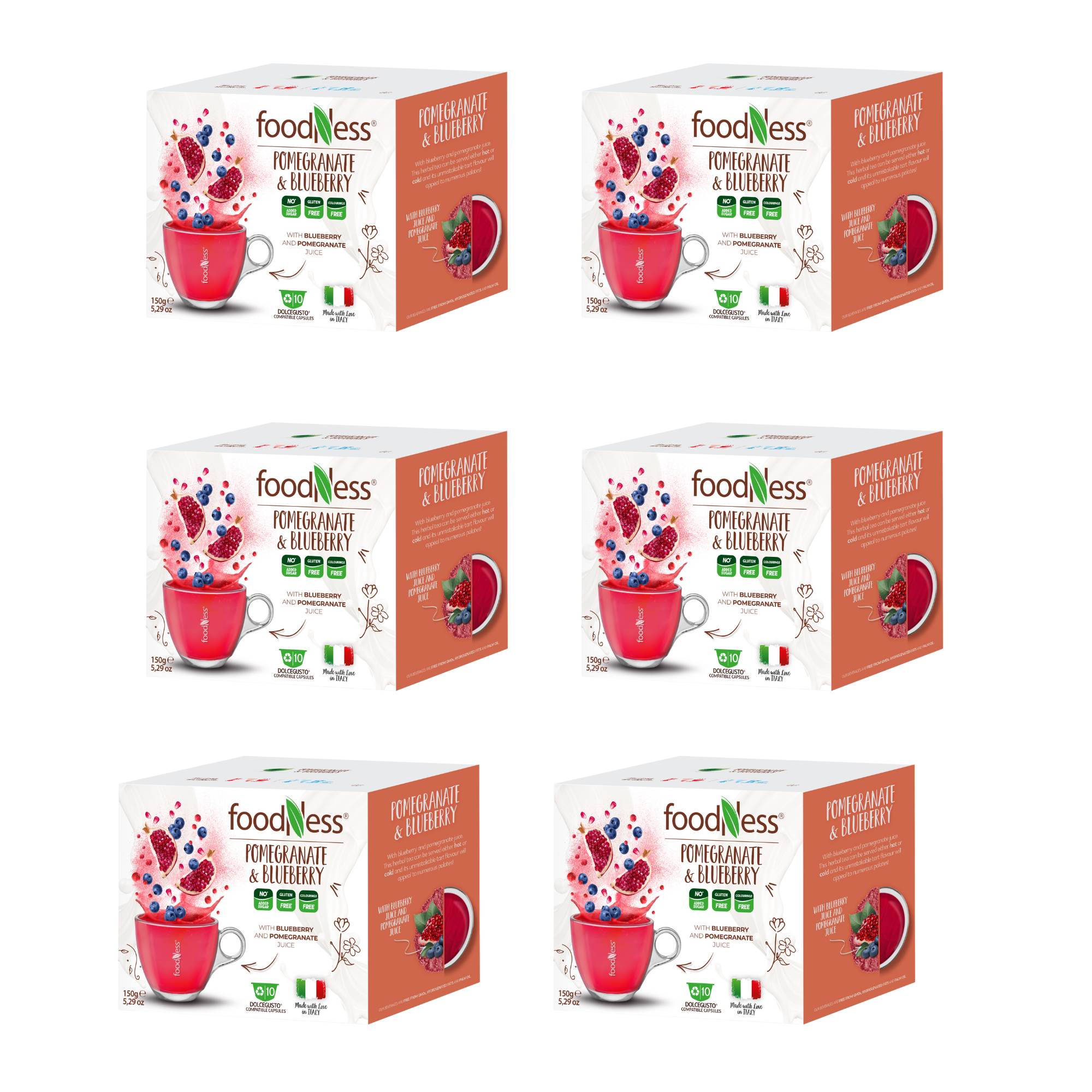 Bebida de Granada y Arándano 60 cápsulas compatibles con Dolce Gusto-2
