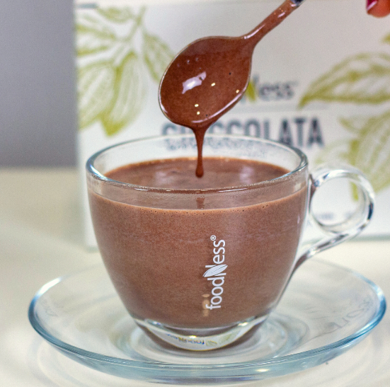 Chocolate Caliente Italiano Clásico 1 Kilo con 2 Tazas FoodNess-2