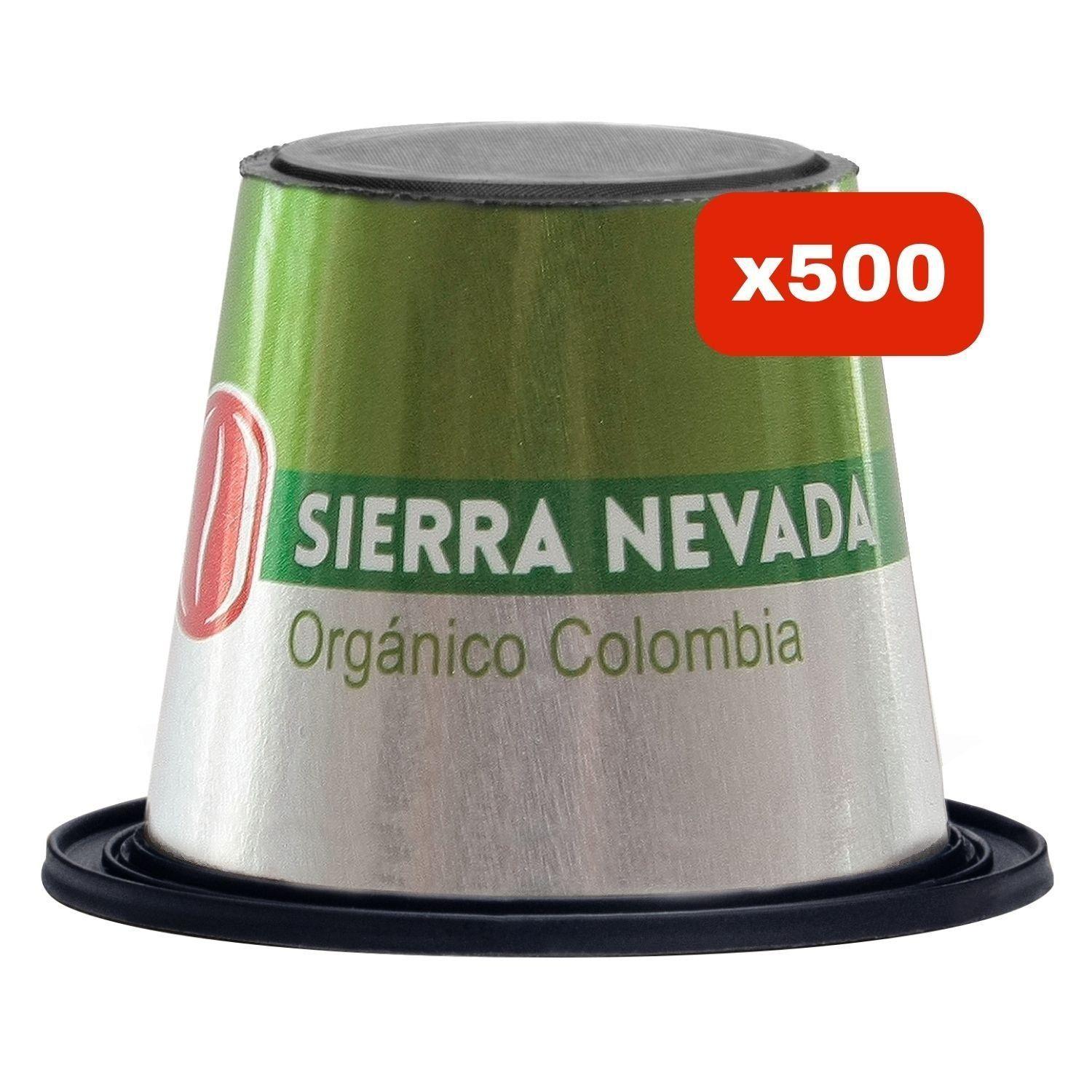 500 cápsulas de café Orgánico Sierra Nevada-0