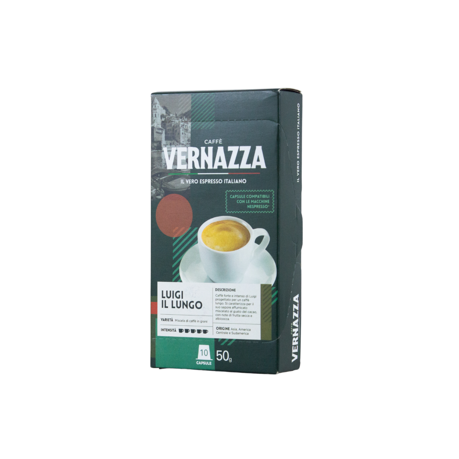 Café Luigi Il Lungo 60 cápsulas Nespresso compatibles-2