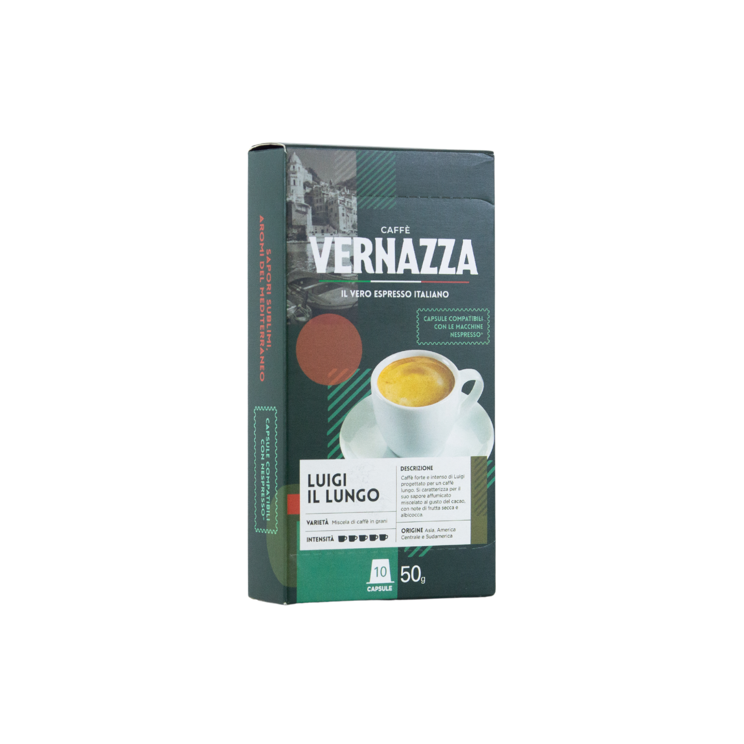 Café Luigi Il Lungo 60 cápsulas Nespresso compatibles-3