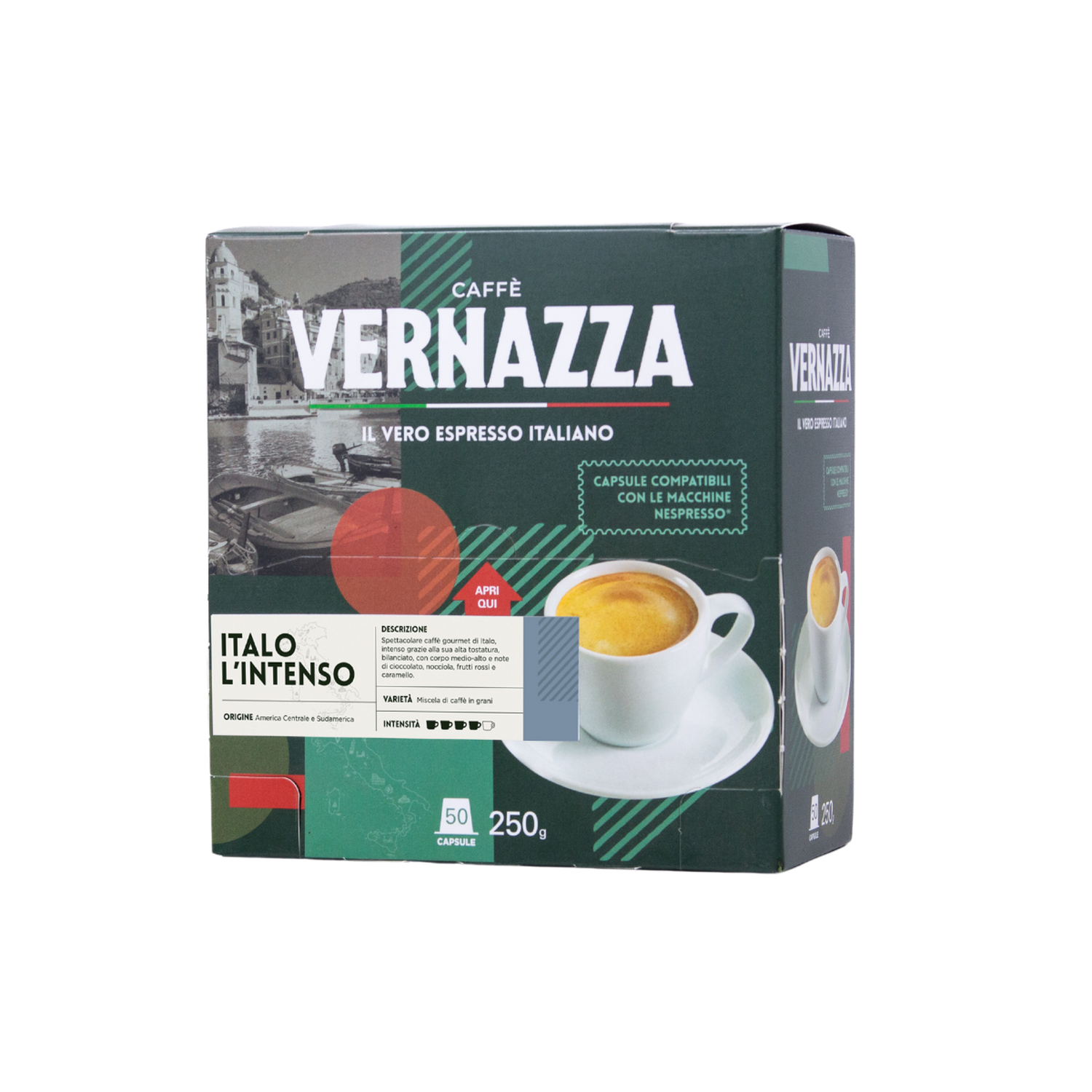 Caffè Vernazza Italo L'intenso - 500 Cápsulas-2