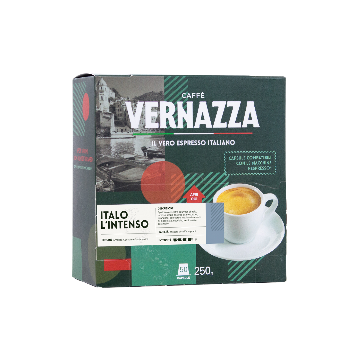 Café Italo L'Intenso 100 Cápsulas compatibles con Nespresso-0