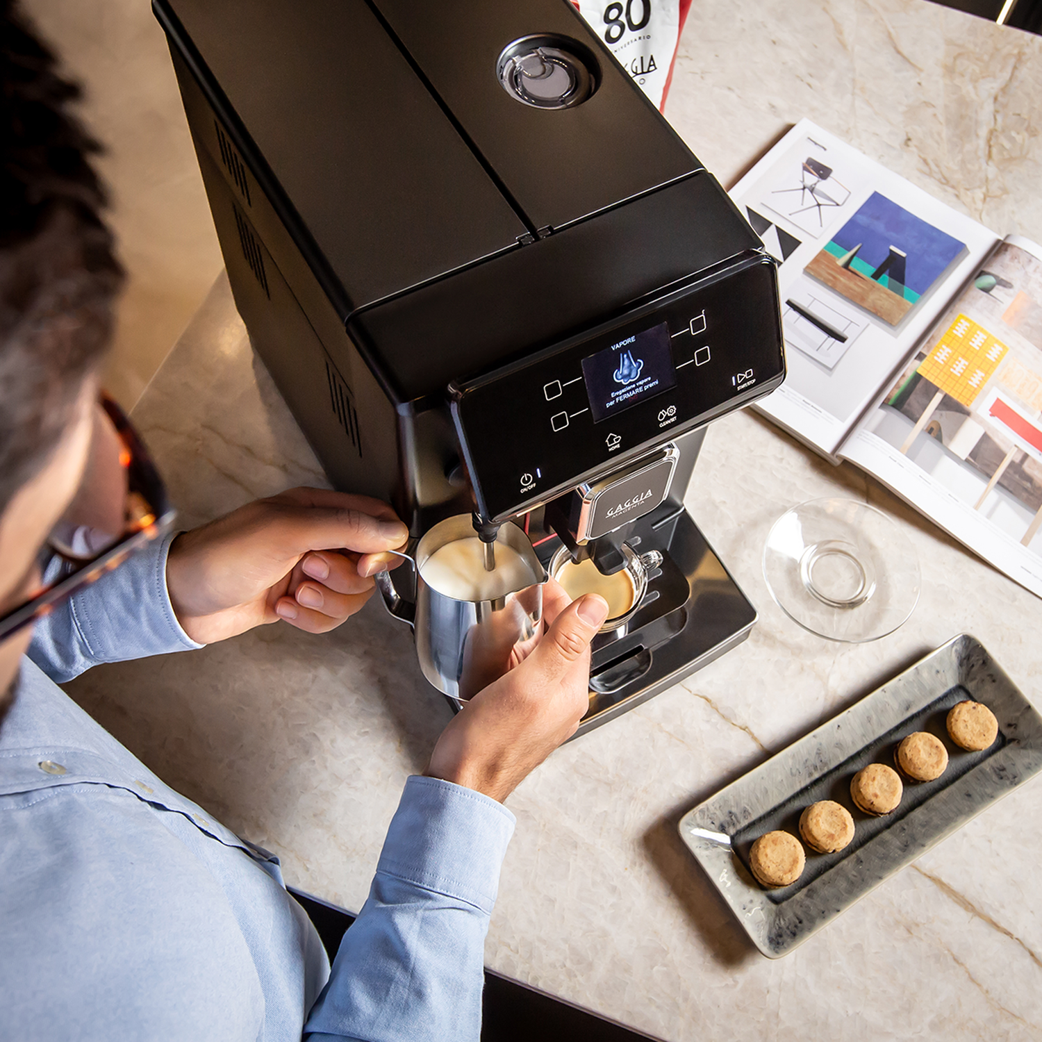 Cafetera Superautomática Magenta Plus con Molino Integrado-3