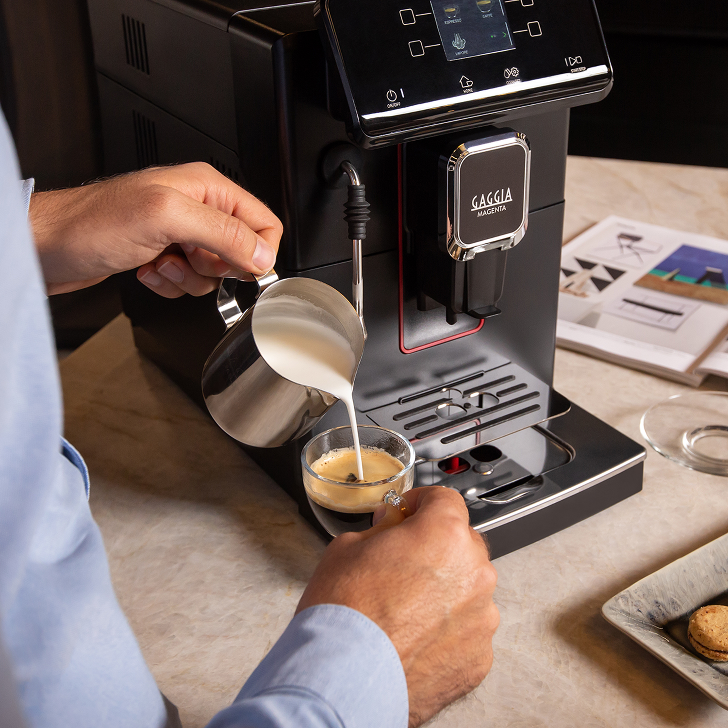 Cafetera Superautomática Magenta Plus con Molino Integrado-4