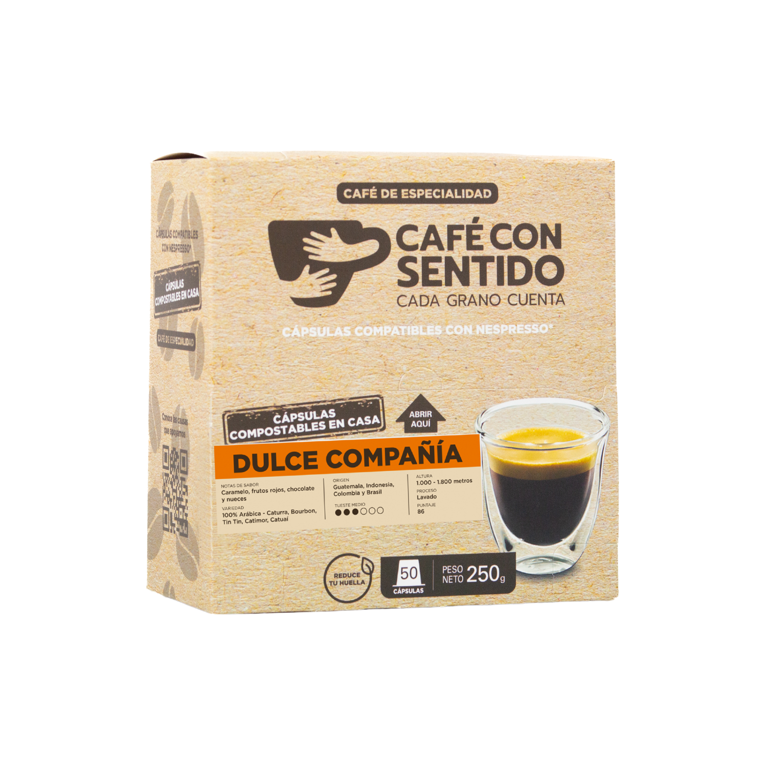 Café Dulce Compañia 1.000 cápsulas compatibles con Nespresso-2