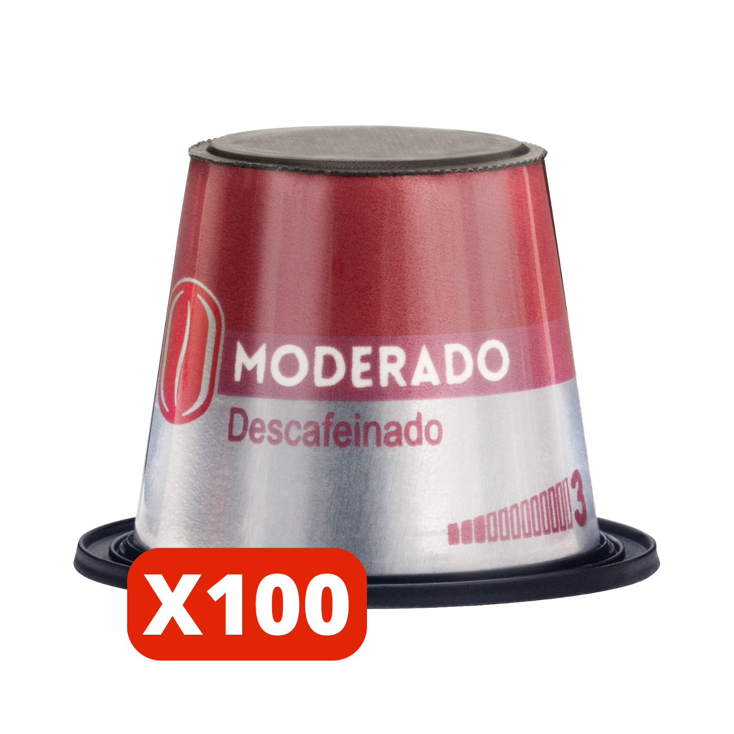 Café Moderado Descafeinado. 100 cápsulas Nespresso compatibles-0