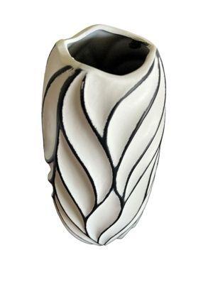 Jarrón Florero Étnico De Cerámica Decorativo Minimalista-0