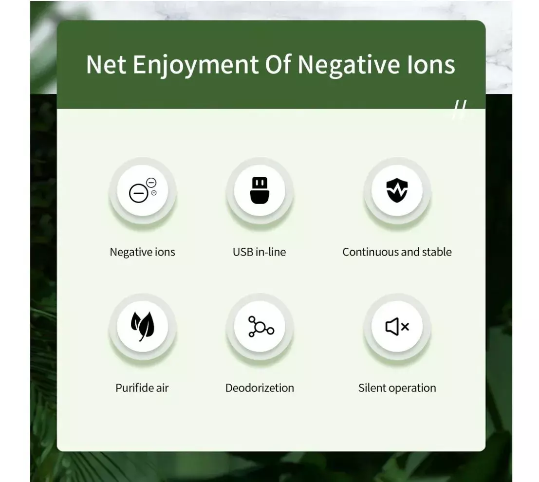 Purificador De Aire Iones Negativo Eliminación De Humo Polvo Para Baños-3