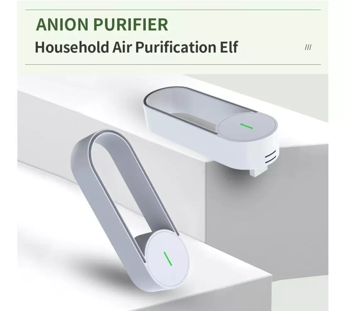 Purificador De Aire Iones Negativo Eliminación De Humo Polvo Para Baños-4