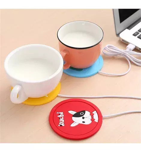 Posavasos Silicona Calentador Usb Motivo Mascota-3
