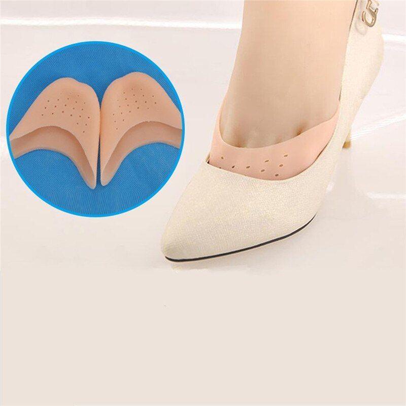 2 Pcs Protector Silicona Punta De Pie Dedos, Tacones Zapatos-2
