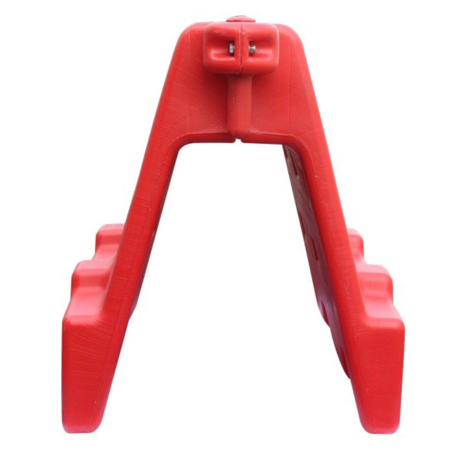 Barrera New Jersey Apilable Roja 1mt QRubber-2
