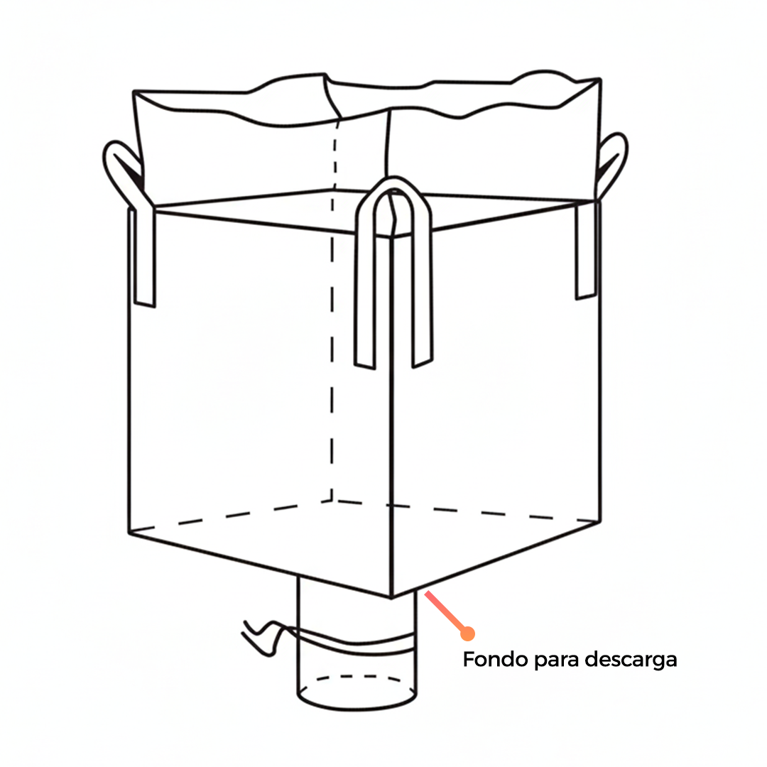 Maxi Sacos 2000 kilos,Pack 5 unidades 90*90*150cm QRubber-4