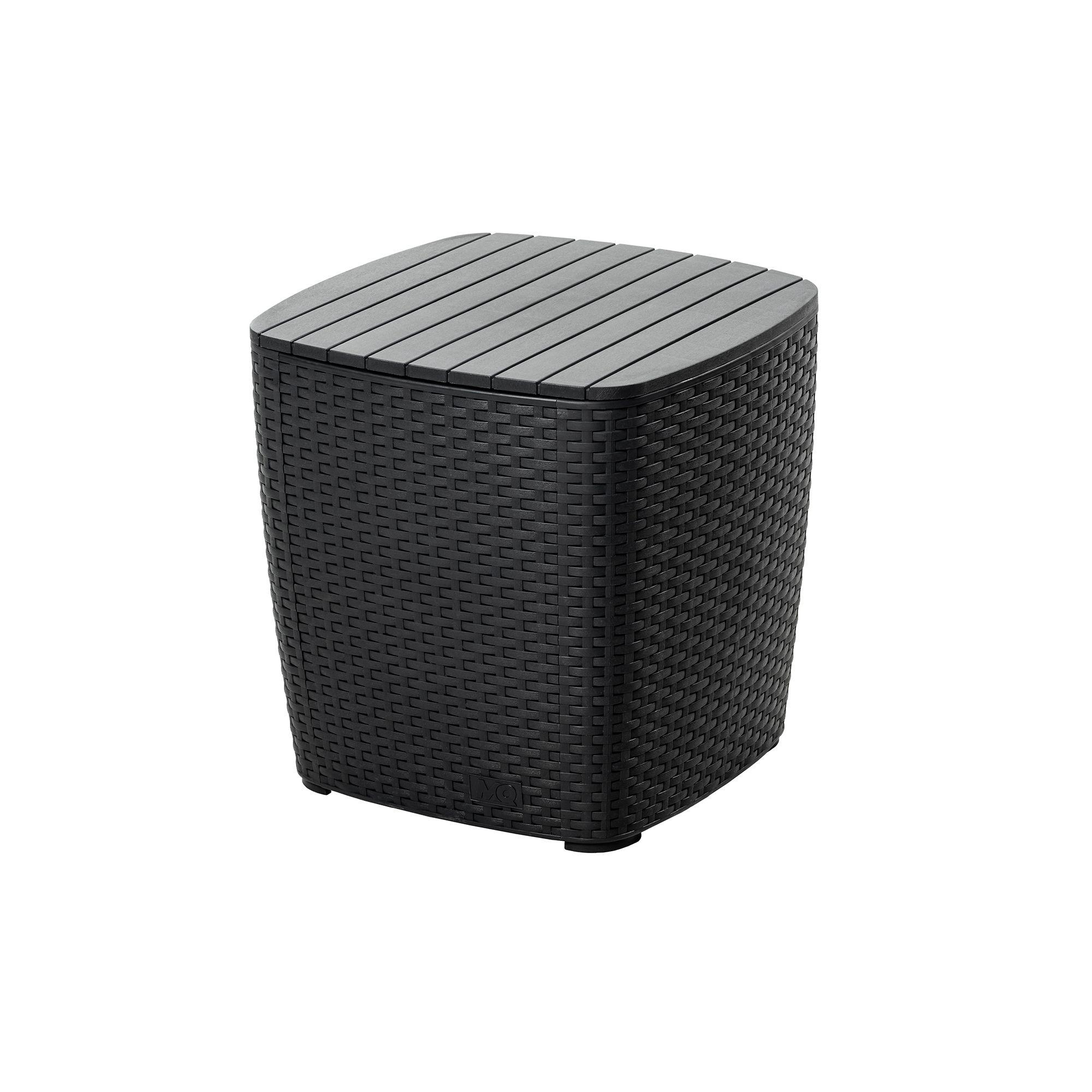 Juego Terraza Capri Grafito tipo Rattán MQ QRubber-6