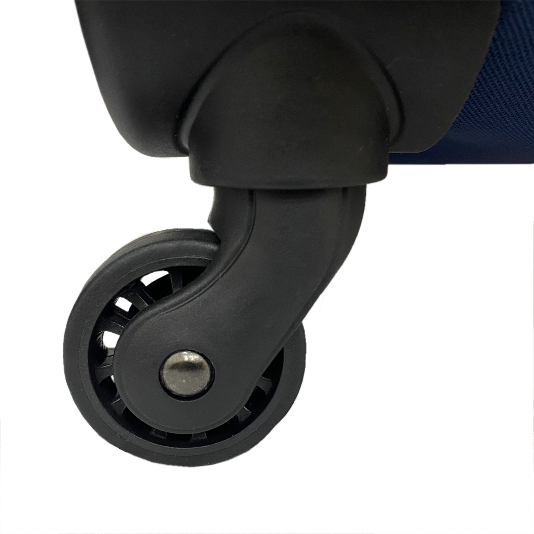 SET TRES MALETAS DE TELA QRUBBER NEGRA-3