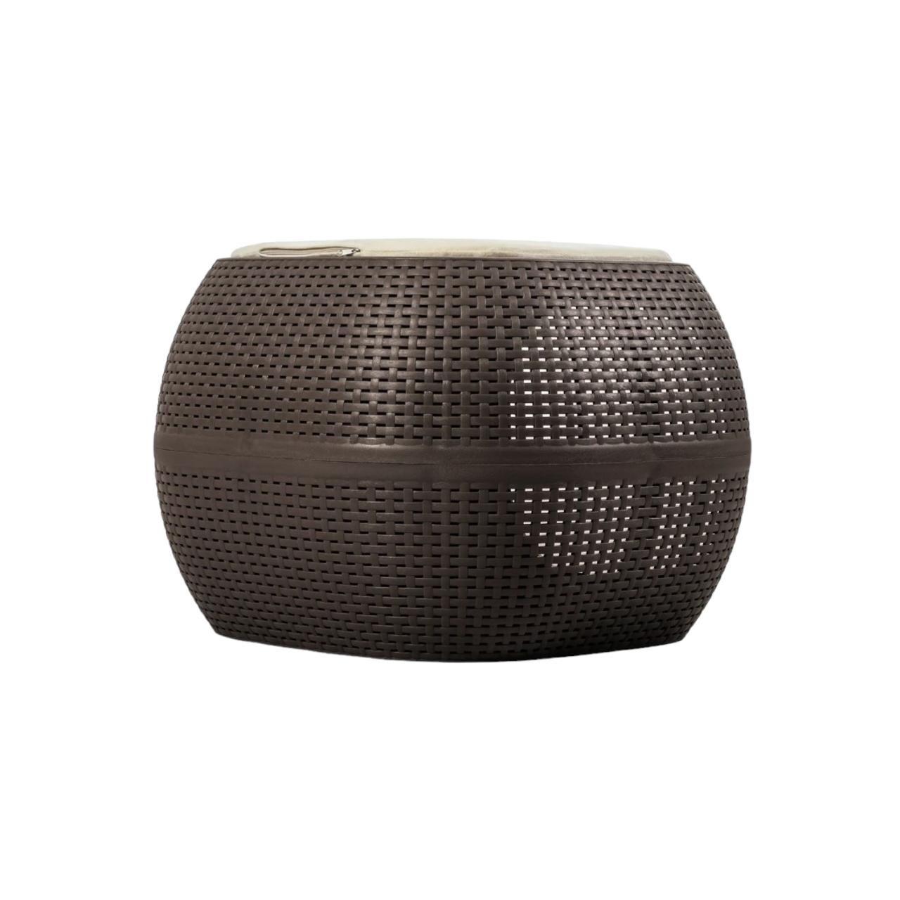 Cama Mascotas Perro/Gato Acolchada tipo Rattán MQ QRubber-3