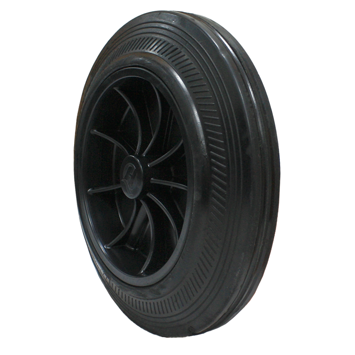 Rueda de repuesto para contenedores de basura 120lts QRubber-0