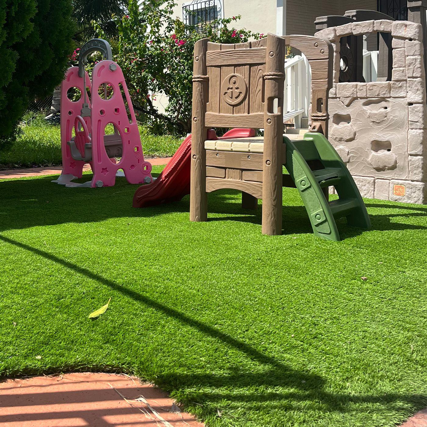 Pasto Sintético Huilo Huilo 35mm. 2mts x 10mts Qrubber-4