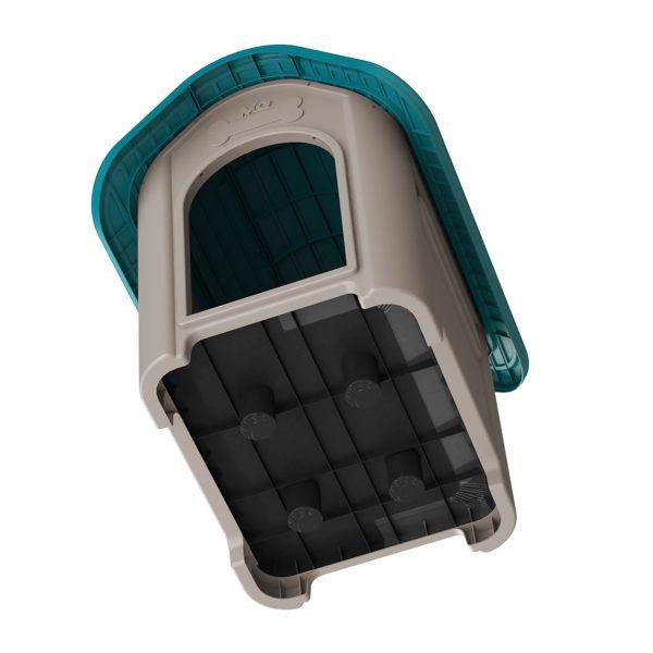 Casa Mascotas Perro Raza Grande Turquesa MQ QRubber-4