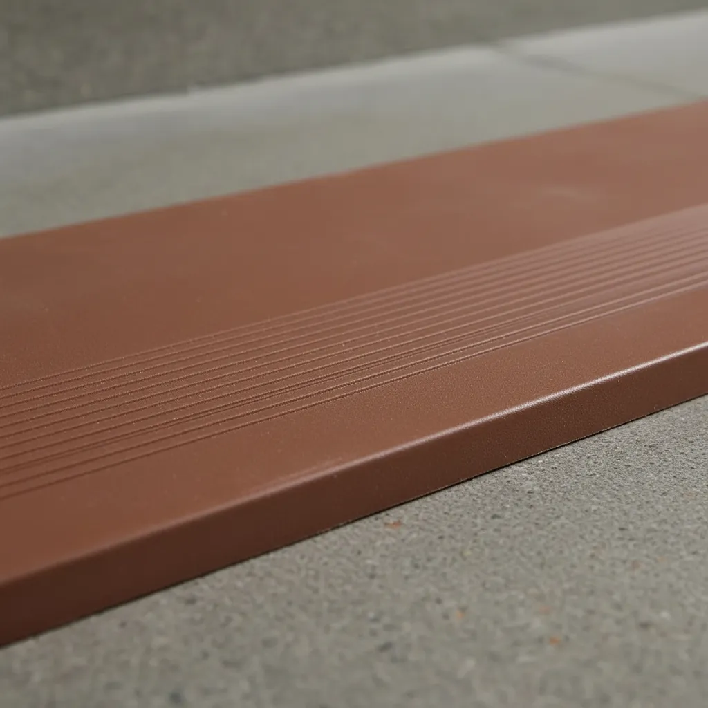 Grada PVC 300 x 30cm Café QRubber-3