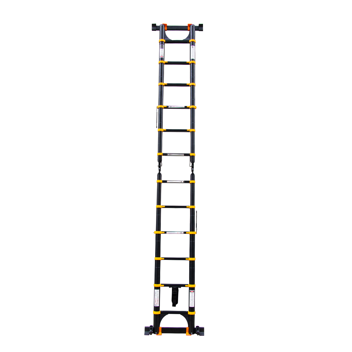 Escalera Aluminio Telescópica Multiuso Retráctil 3,8 QRubber-2