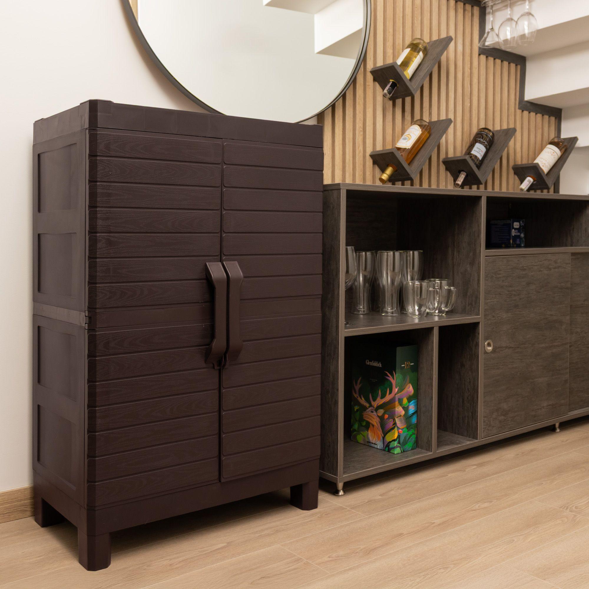 Armario dos puertas tipo madera tamaño medium MQ QRubber-7