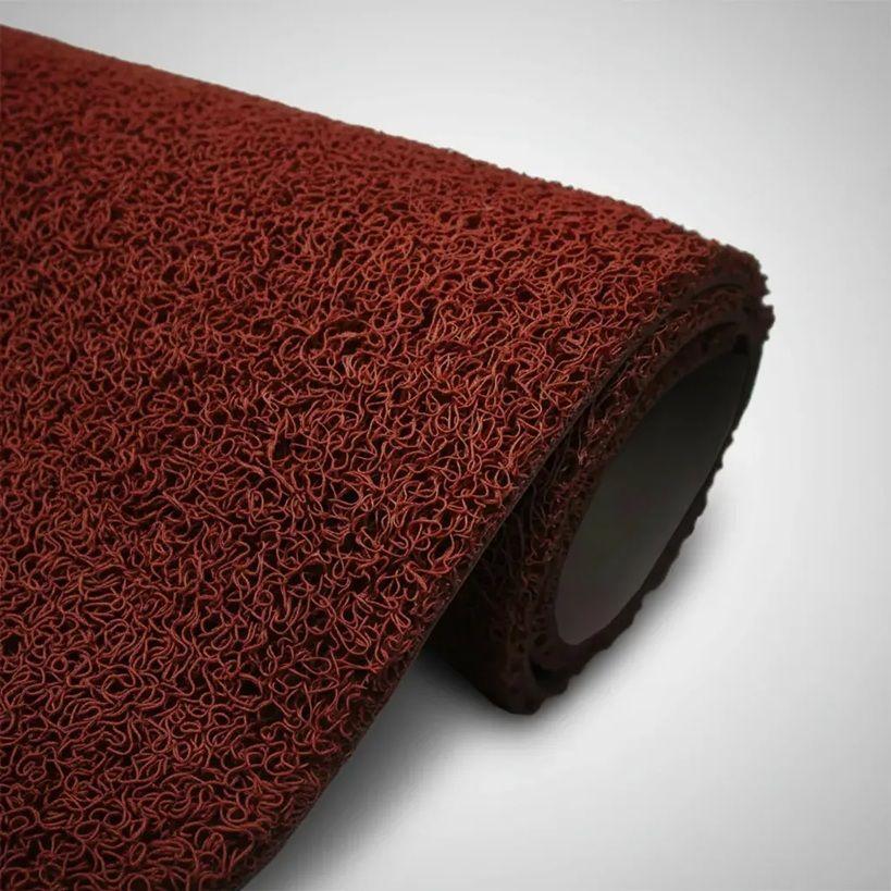 Piso PVC limpiapiés premium 1.20mt x 12 mts Café QRubber-5