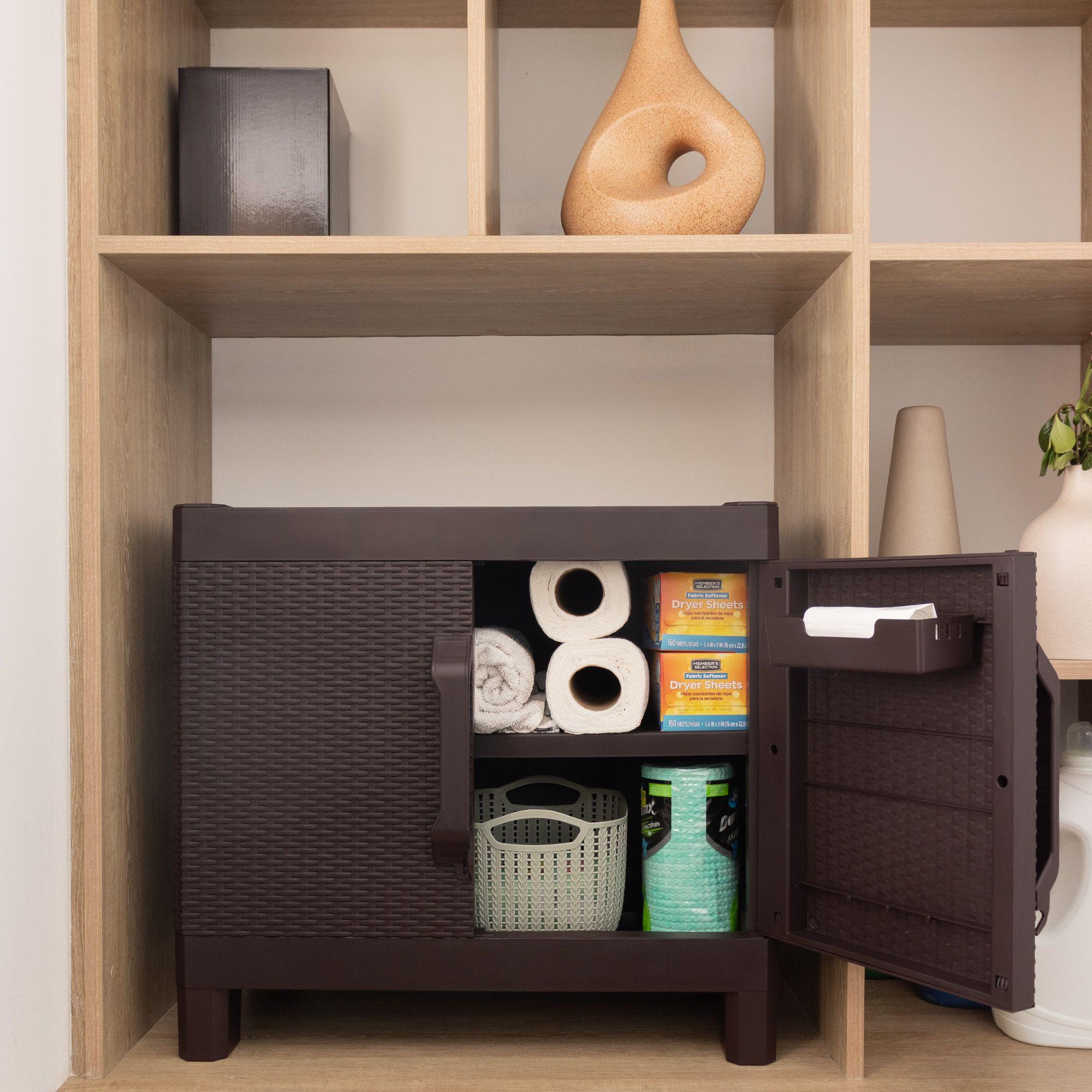 Armario dos puertas tipo rattan Small MQ QRubber-5