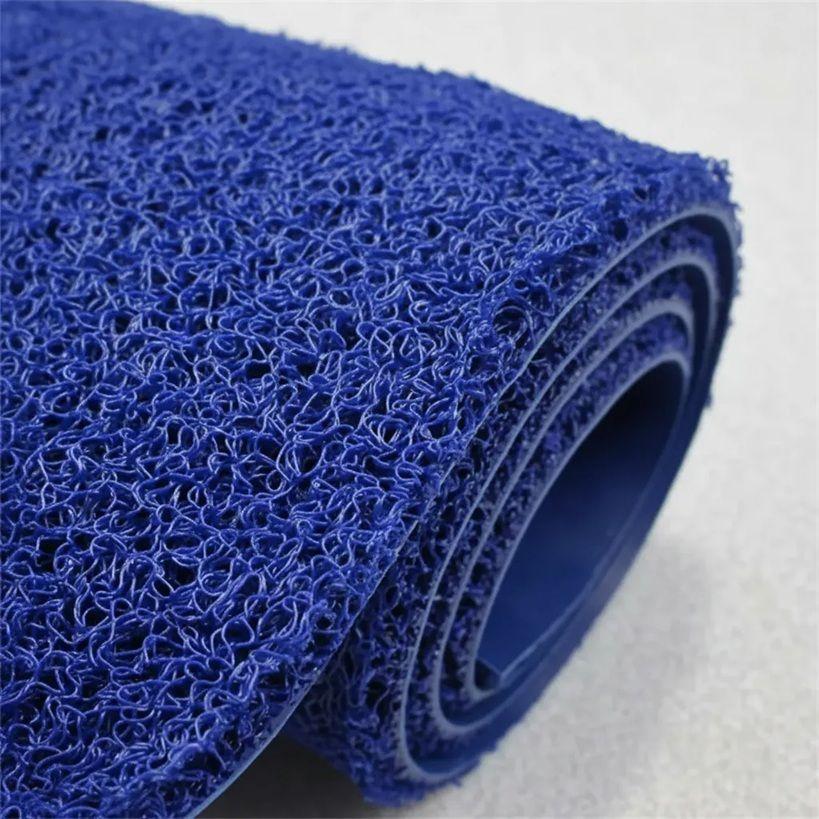 Piso PVC limpiapiés premium 1.20mt x 12 mts Azul QRubber-2