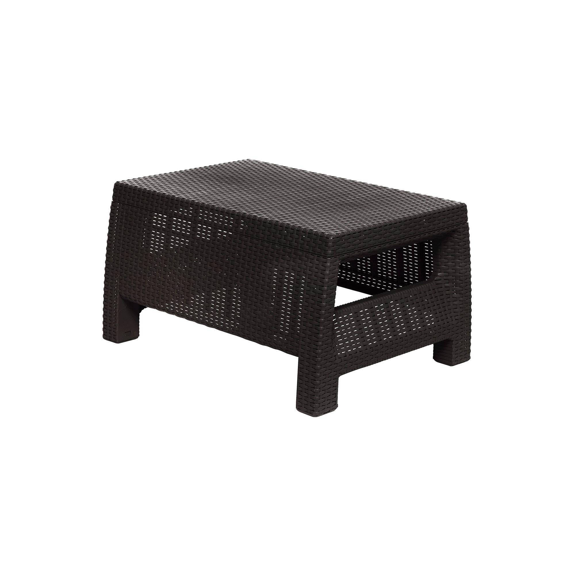 Juego Terraza Ferrara Comfort Marrón tipo Rattán MQ QRubber-3