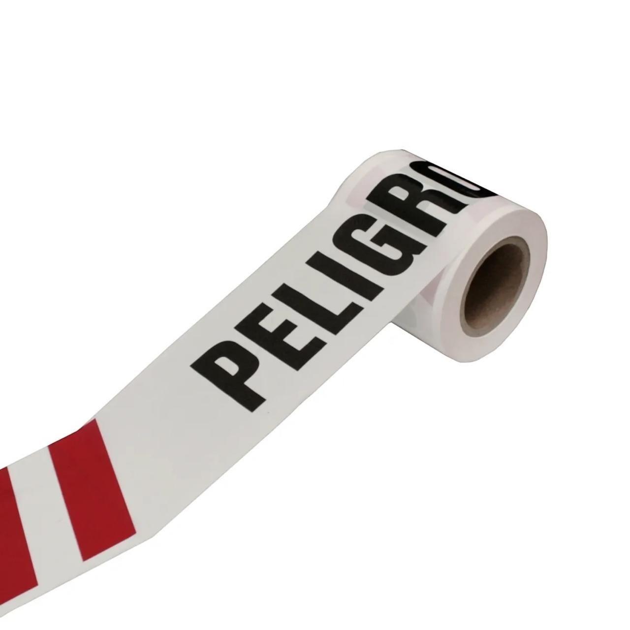 Rollo Cinta Demarcatoria De Peligro 350mts QRubber-1