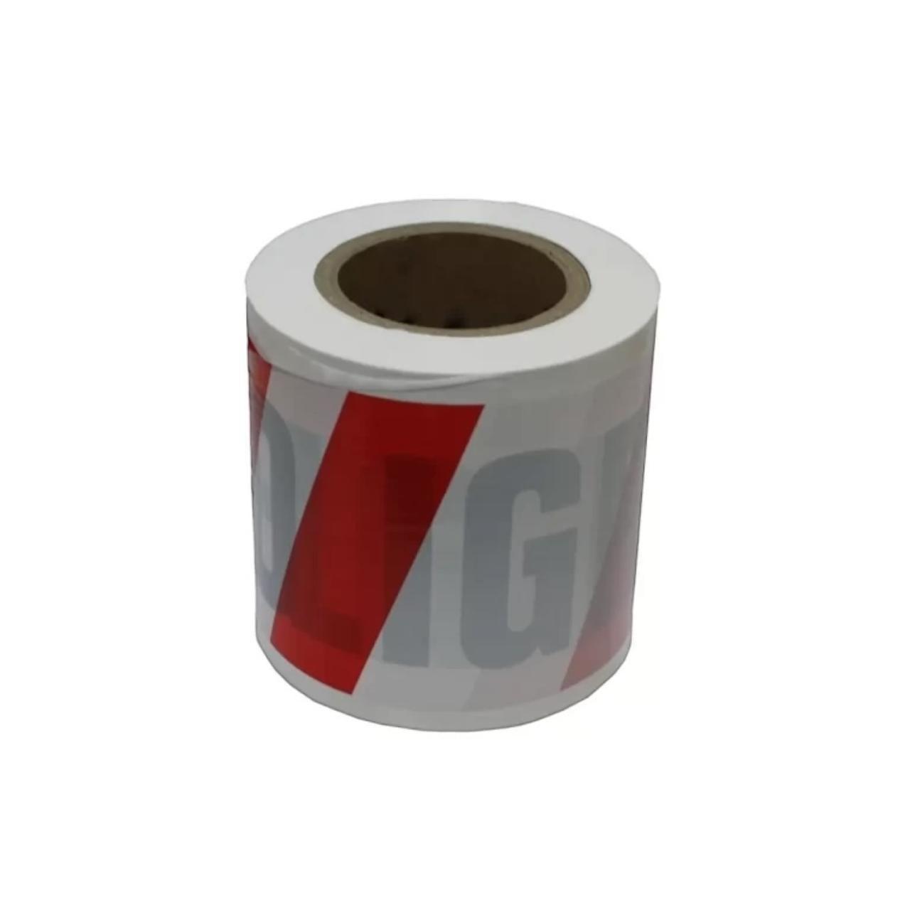 Rollo Cinta Demarcatoria De Peligro 350mts QRubber-2