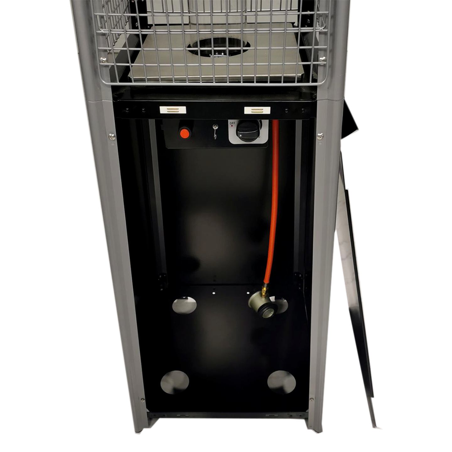 Estufa Exterior Tipo Pirámide 11 a 15kg Qrubber-2