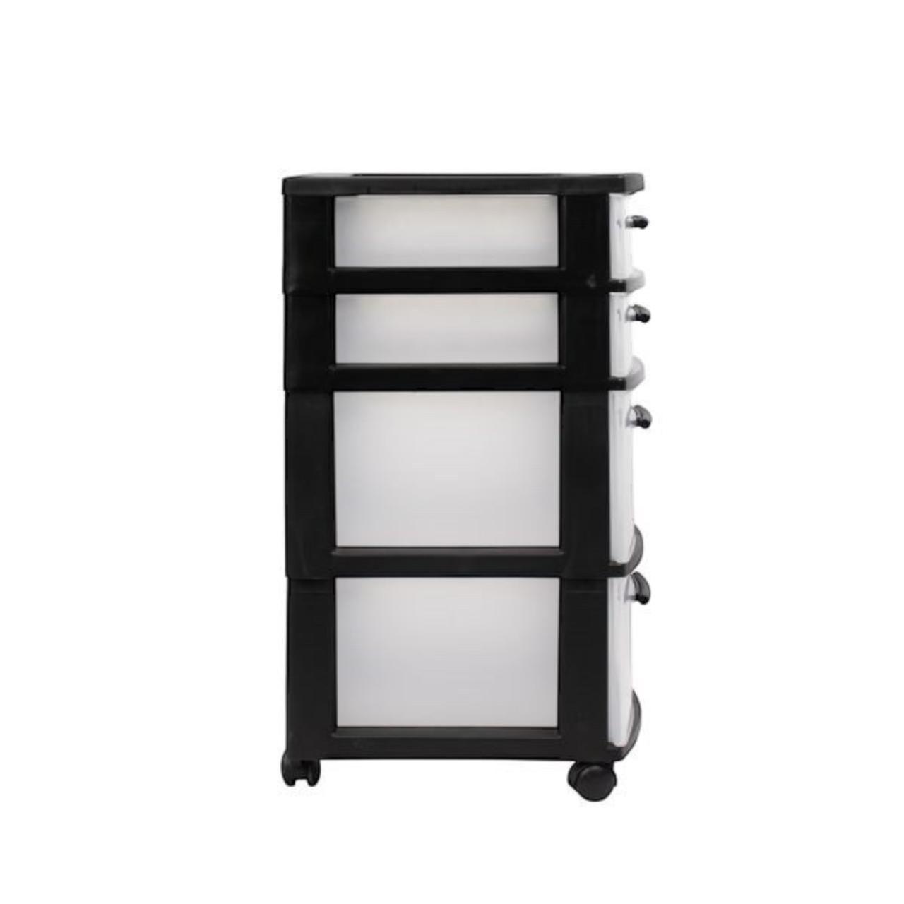 Cajonero 4 Niveles Eclypse Negro MQ QRubber-4