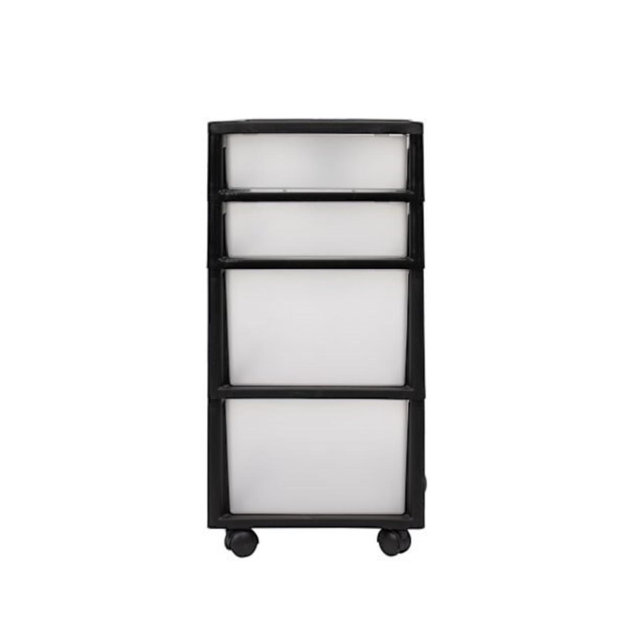 Cajonero 4 Niveles Eclypse Negro MQ QRubber-5