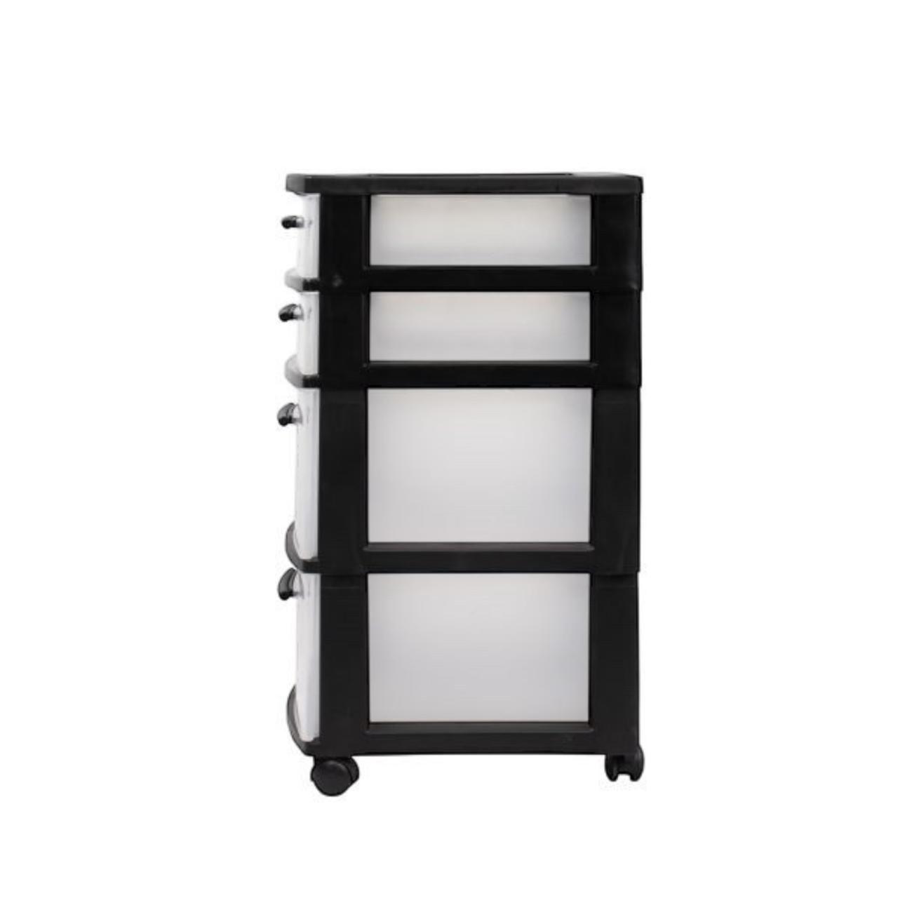 Cajonero 4 Niveles Eclypse Negro MQ QRubber-8