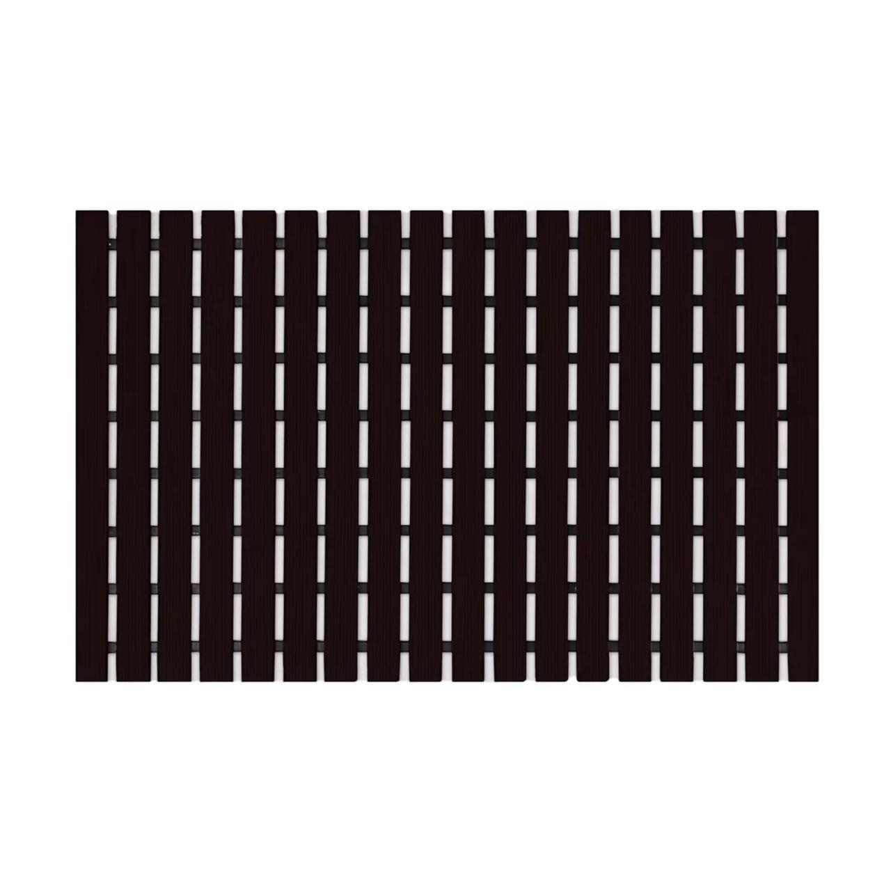 Mat Piso PVC Spa y Zonas Húmedas 91cm x 13 mts Negro Qrubber-2