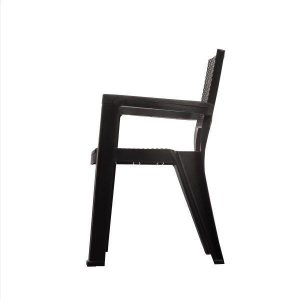 Silla Exterior e Interior Ferrara Café oscuro MQ QRubber-2