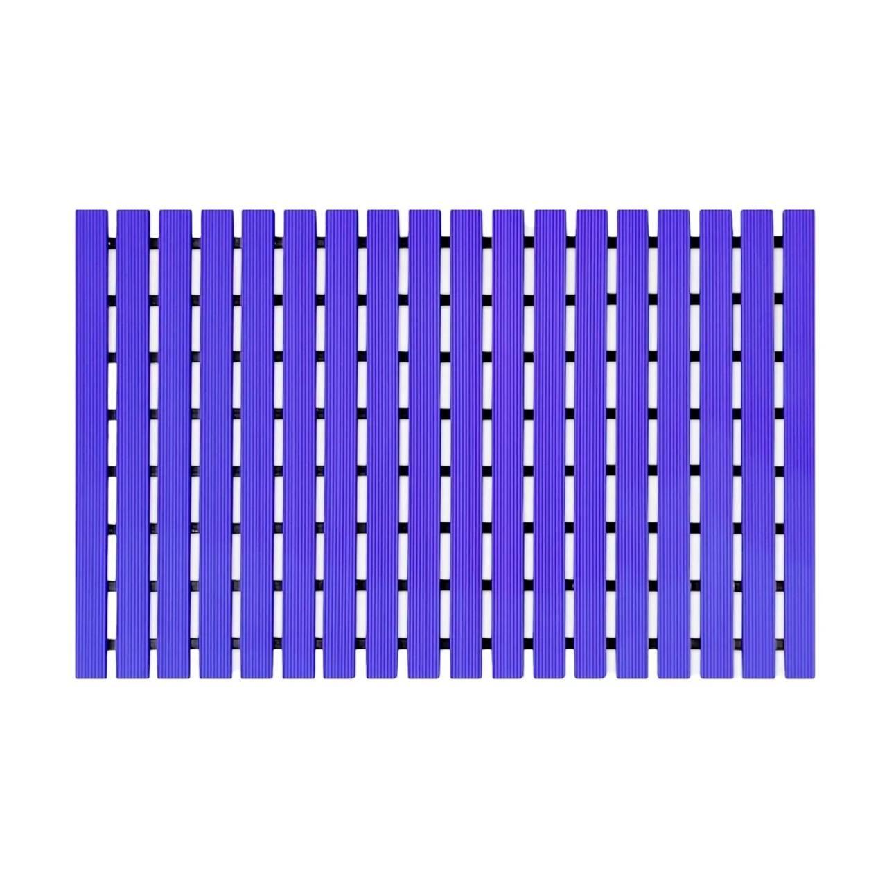 Mat Piso PVC Spa y Zonas Húmedas 91 cm x 13 mts Azul Qrubber-2