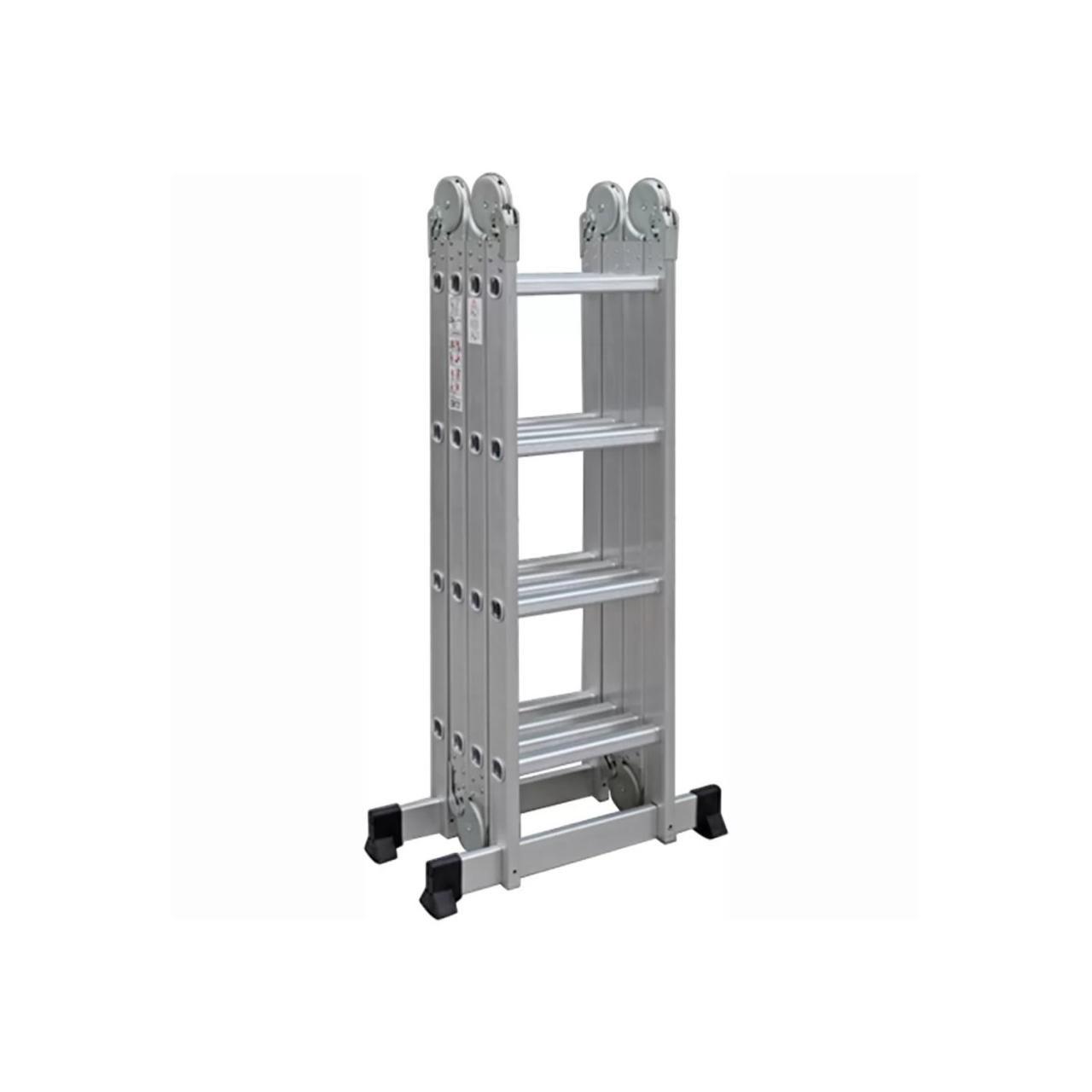 Escalera Aluminio Multiuso 4,6 Mts. QRubber-0