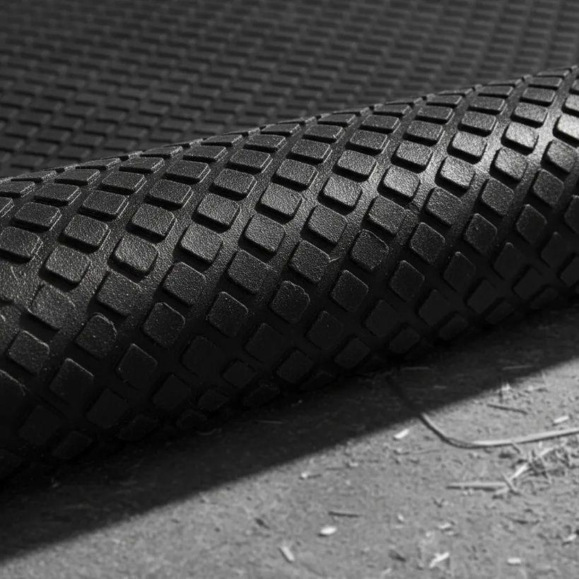 Piso Antifatiga Hexagonal Uso Establo 122 x 183 cm QRubber-1