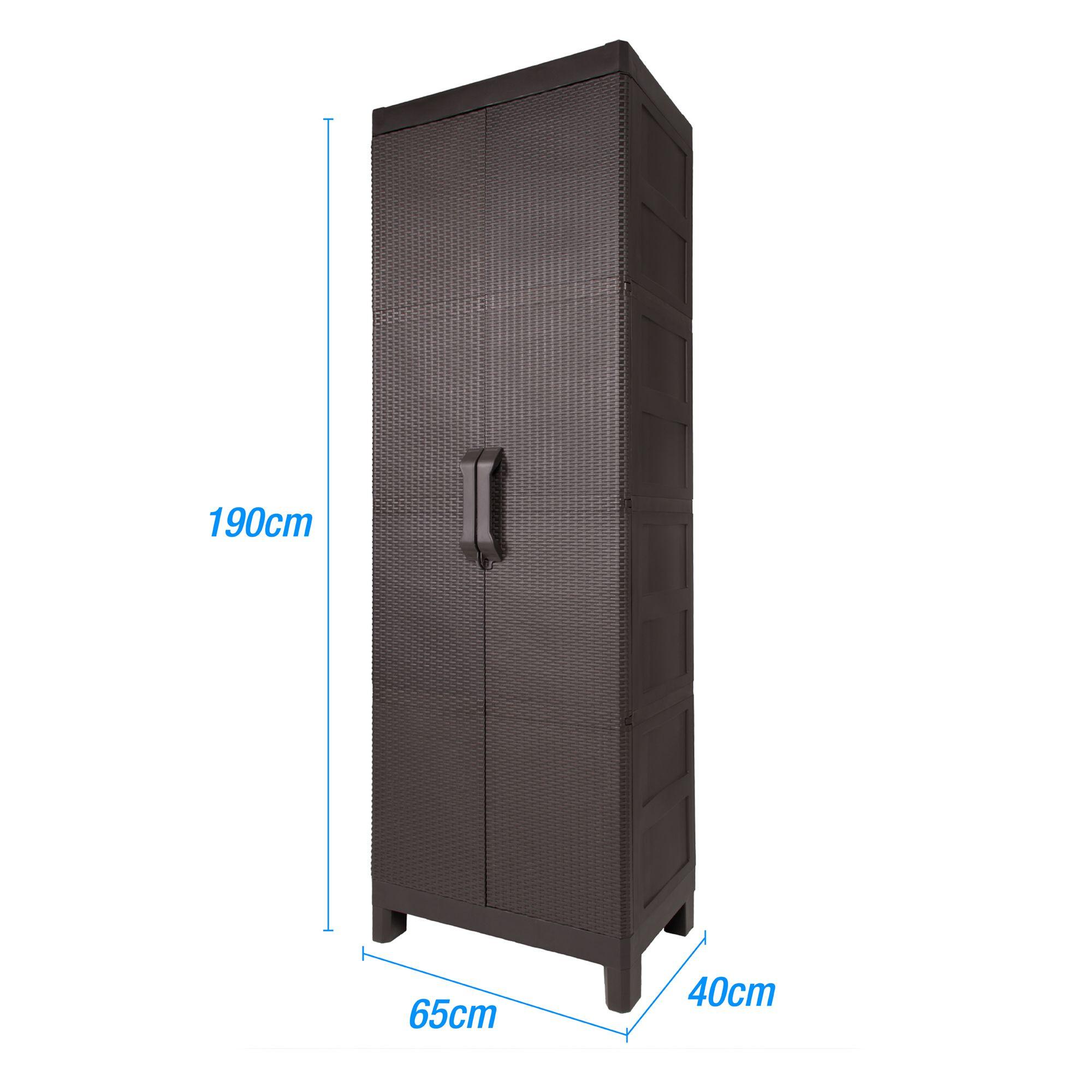 Armario dos puertas tipo rattan Extra Large MQ QRubber-3