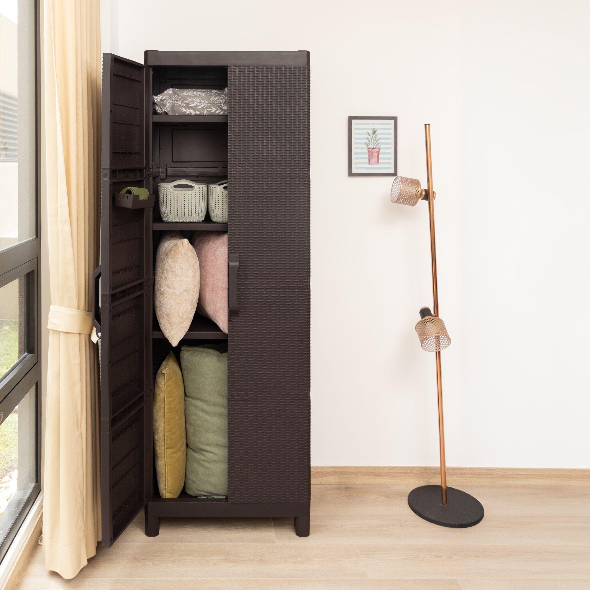 Armario dos puertas tipo rattan Extra Large MQ QRubber-6