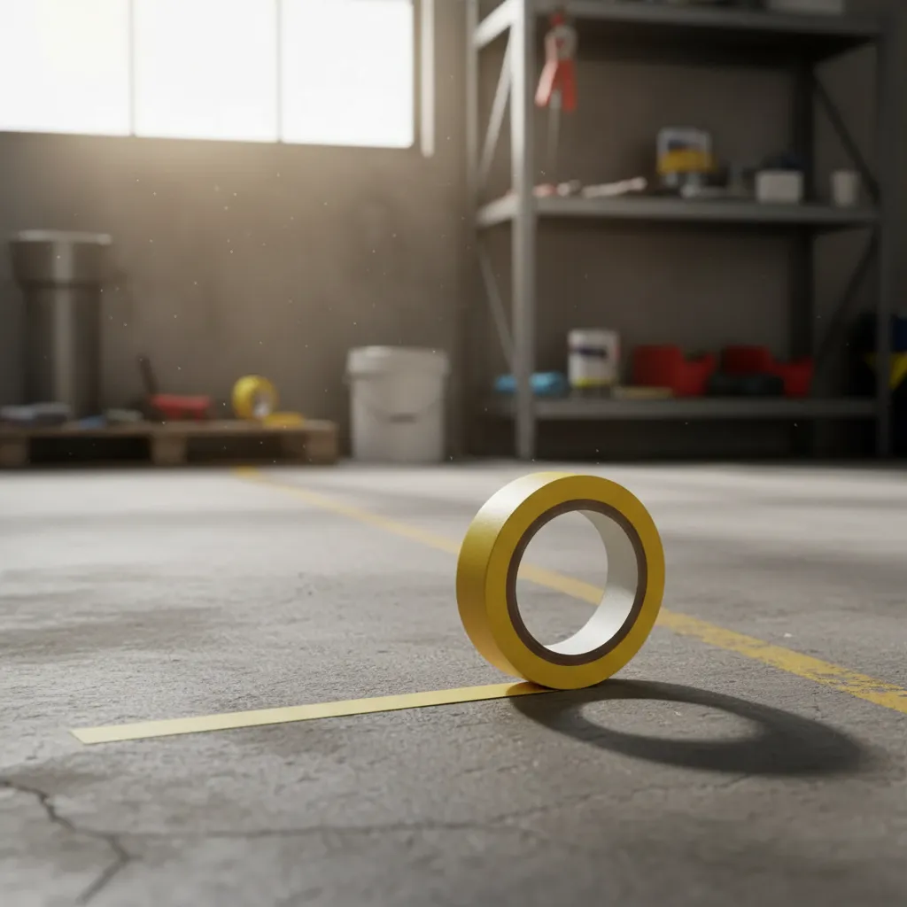 Cinta Demarcatoria 25mm x 33 mts Amarillo QRubber-2
