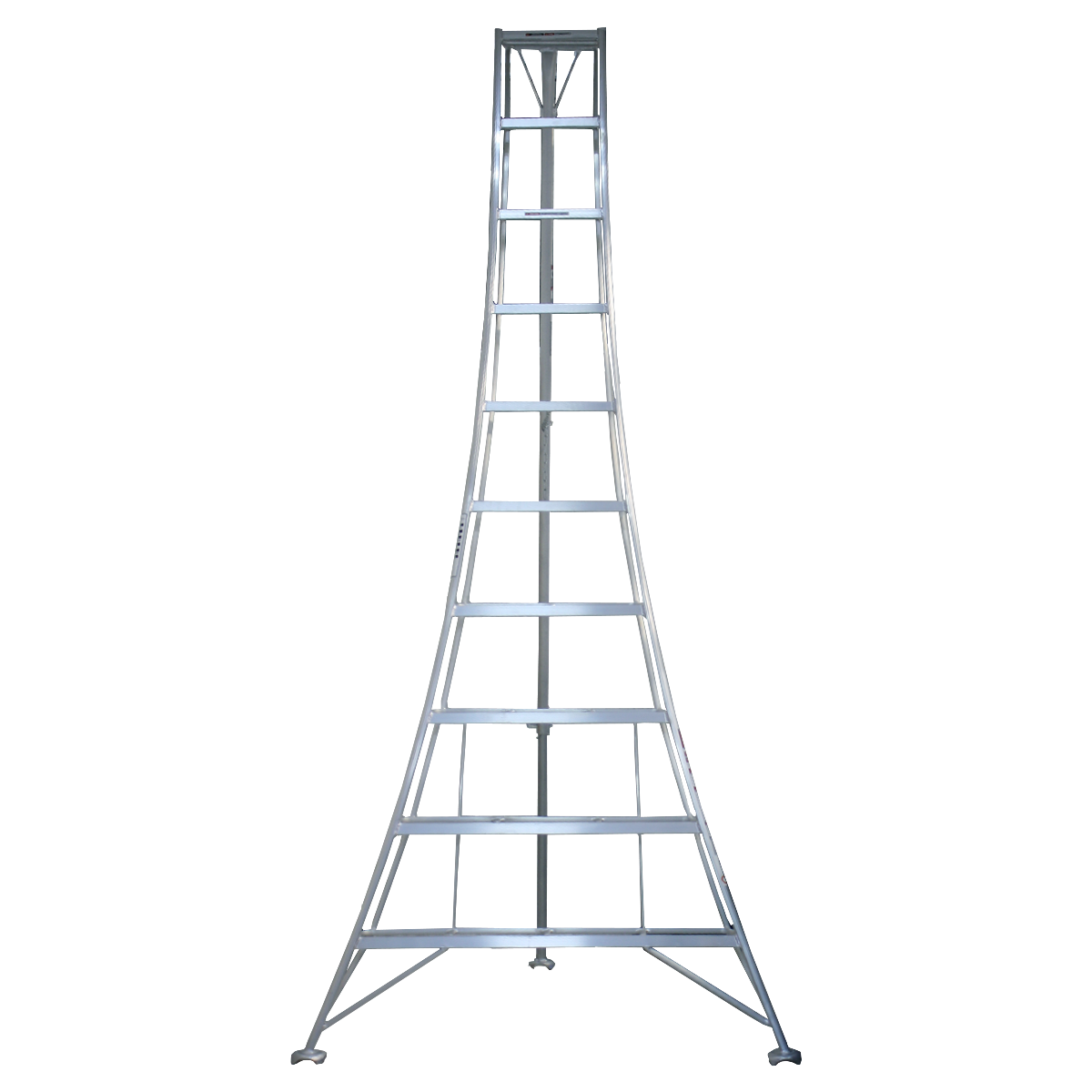 Escalera Cosechera de Aluminio 3mts - 10 peldaños QRubber-0