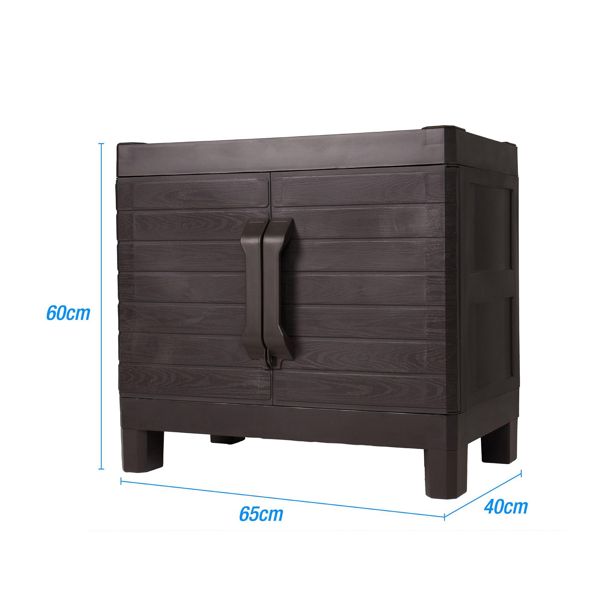 Armario dos puertas tipo madera tamaño small MQ QRubber-3